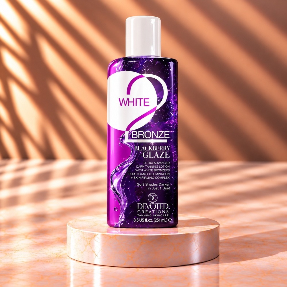 Devoted Creations White 2 Bronze Blackberry Glaze Tanning Lotion – 8.5 oz